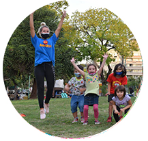 Animaciones infantiles en plazas y parques